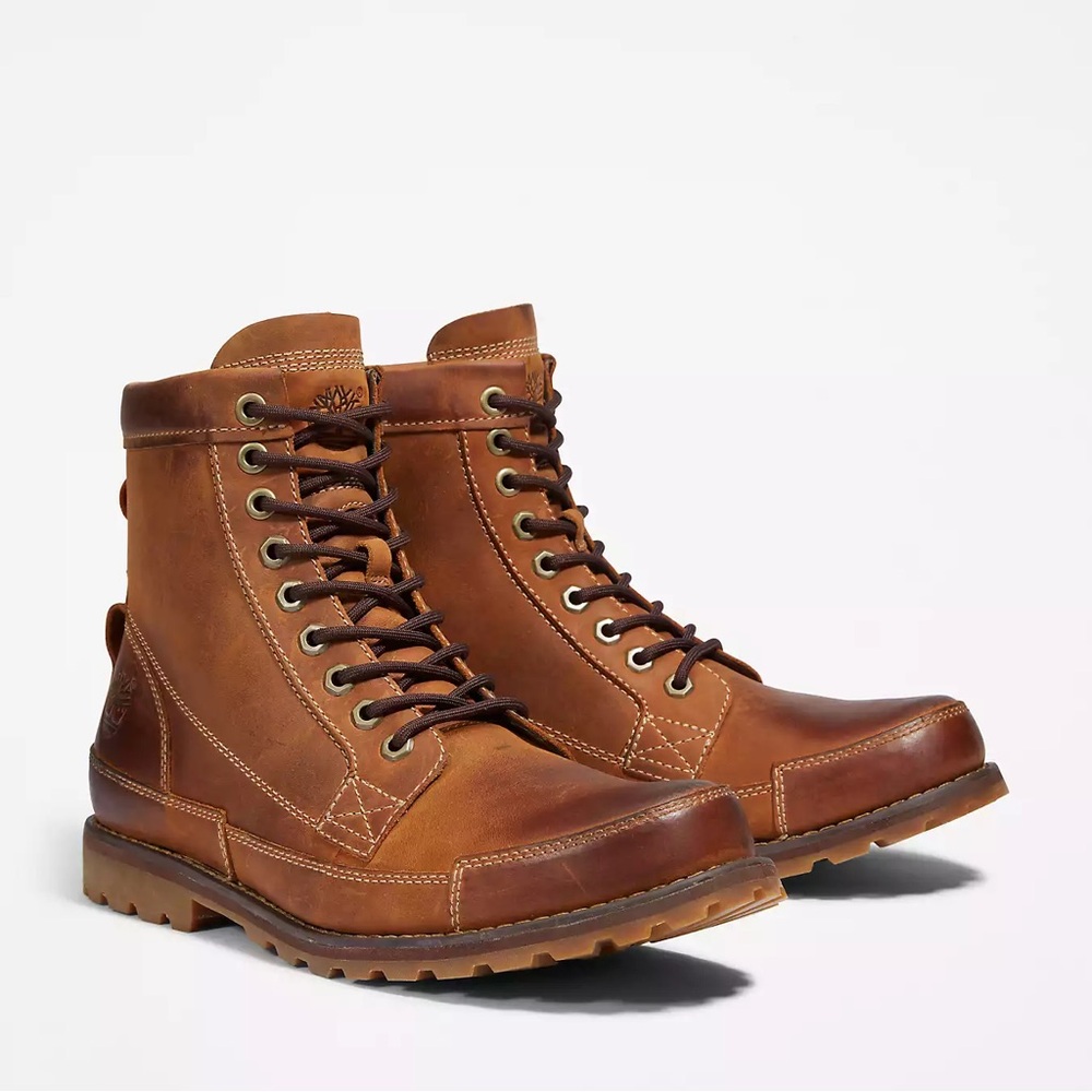 TIMBERLAND Leather Lace Up Boots 13